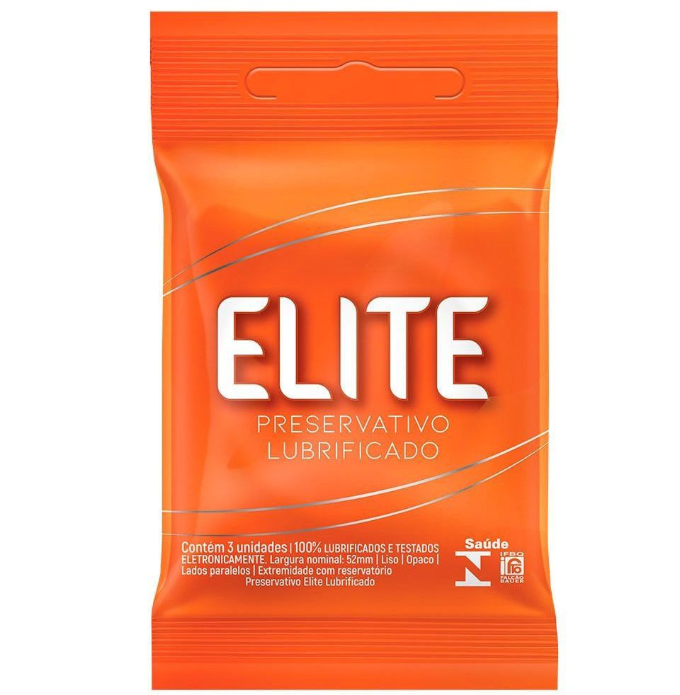 Preservativo Elite Lubrificado c3un